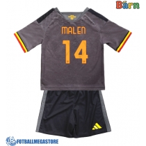 Fotballdrakt Barn AS Roma Donyell Malen #14 Tredjedraktsett 2026-27 Kortermet (+ Korte bukser)